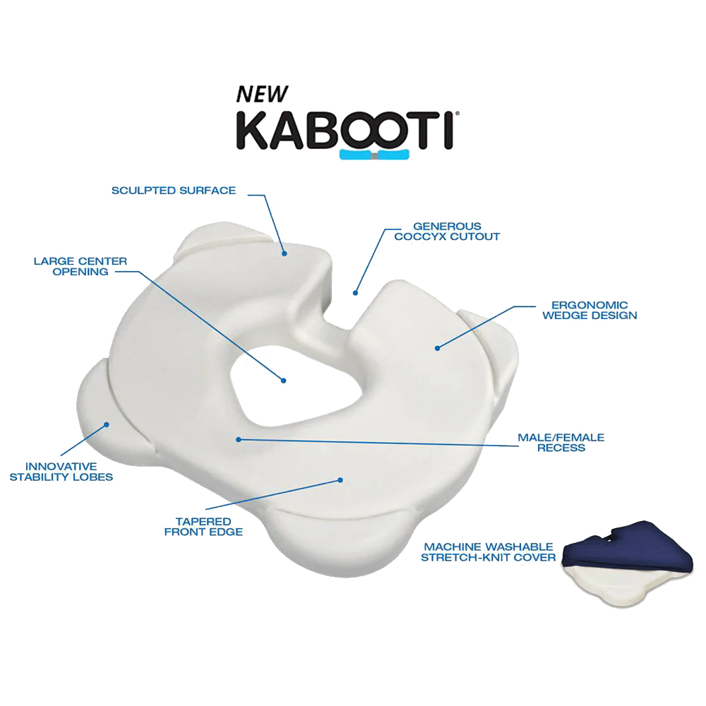 Contour Kabooti ICE Orthopedic Seat Cushion - 17.5"W x 13.5"D - Image 2