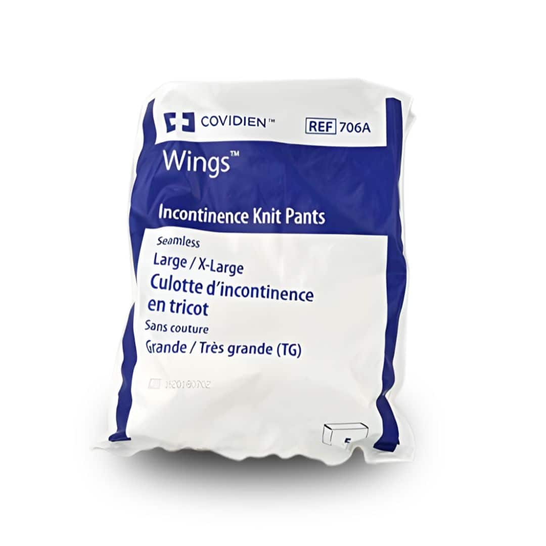 Covidien/Cardinal, Wings Incontinence Knit Pants, Seamless, Large/X-Large (Pack of 5)