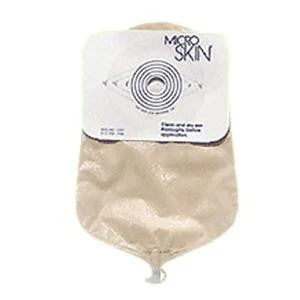 Cymed One-Piece 9" Urostomy Pouch, Pre-Cut - Flat (Box of 10)