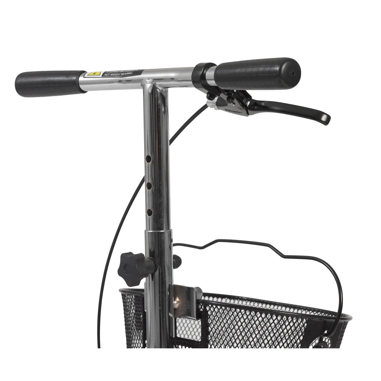 Drive Dual Pad Steerable Knee Walker with 8" Casters & Removable Basket - Image 3