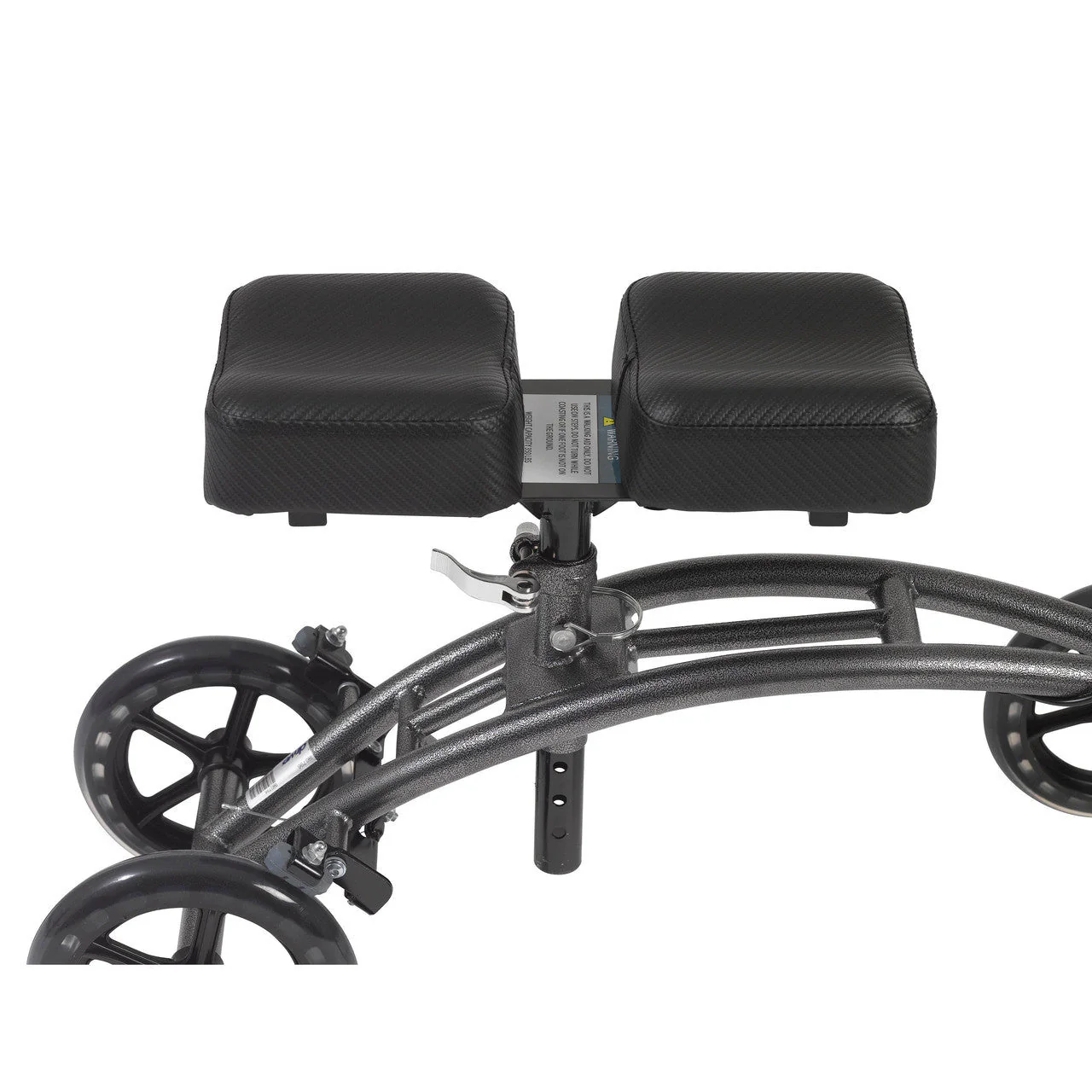 Drive Dual Pad Steerable Knee Walker with 8" Casters & Removable Basket - Image 4