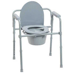 Drive Medical Steel Folding Bedside Commode - Image 3