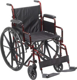 Drive Rebel Lightweight Wheelchair with Folding Back - 18" x 16" Seat - Image 2