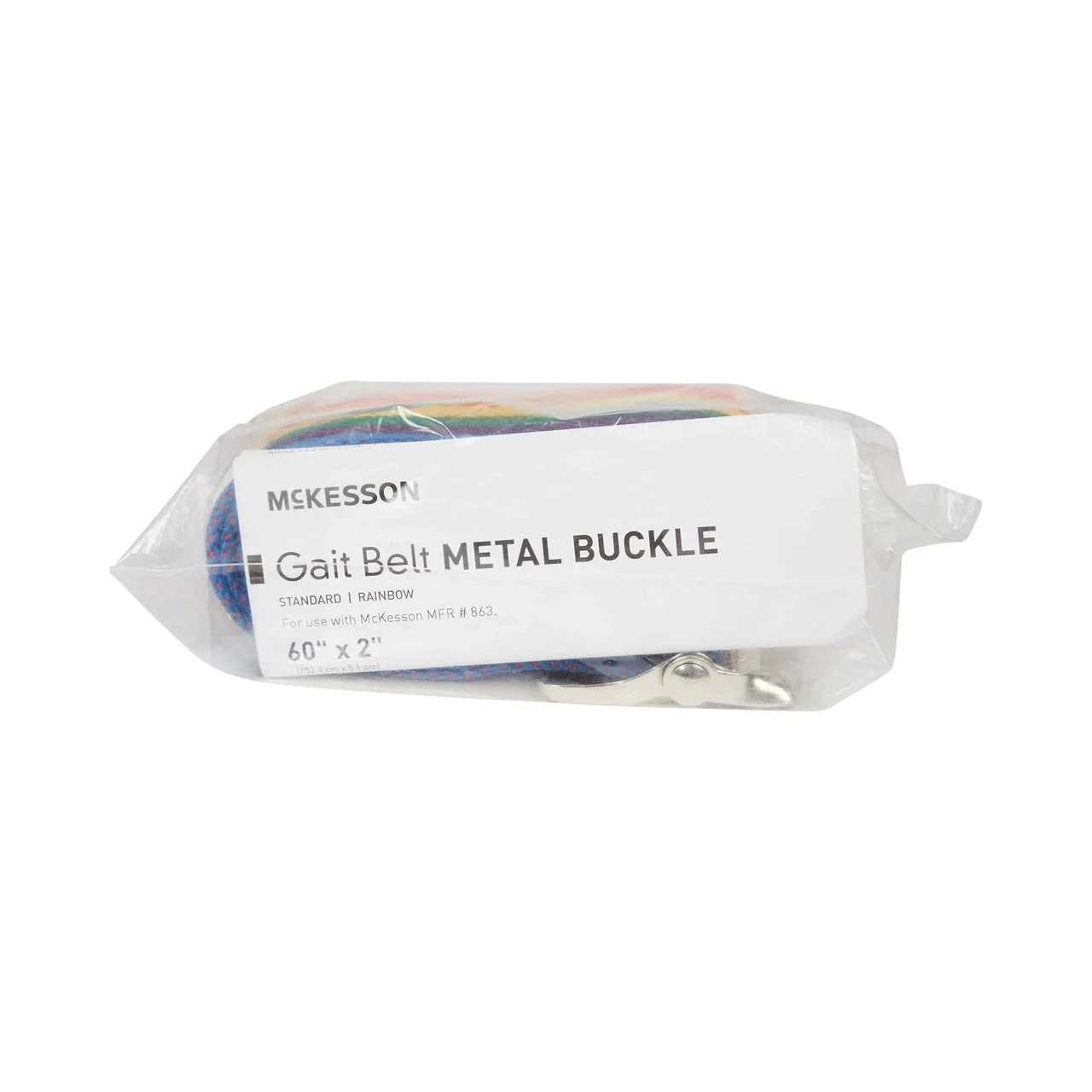 Gait Belt McKesson 60 Inch Length White Polyester - Image 5