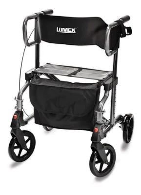 Lumex HybridLX Rollator Transport Chair - User Height 5'0" to 6'0" - Image 10