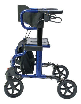 Lumex HybridLX Rollator Transport Chair - User Height 5'0" to 6'0" - Image 2