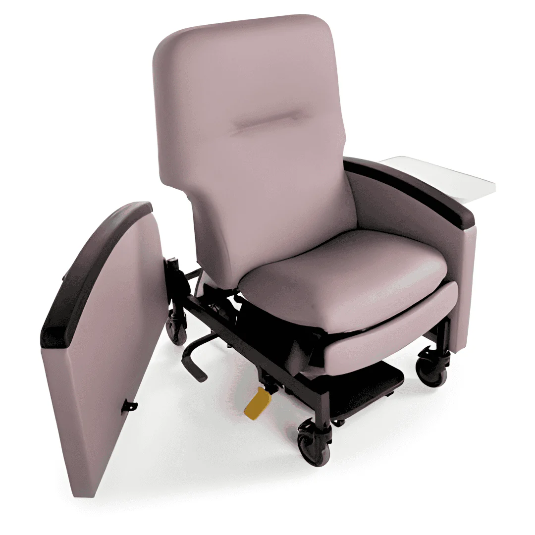 Lumex Pivot-Arm Clinical Care Recliner with Swing Away Arms - Image 17