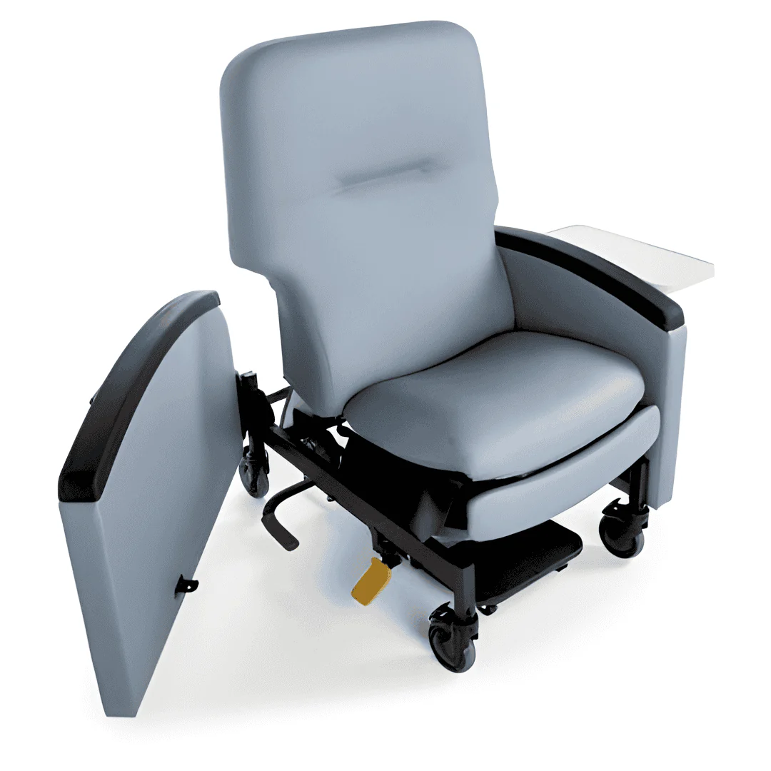 Lumex Pivot-Arm Clinical Care Recliner with Swing Away Arms - Image 18