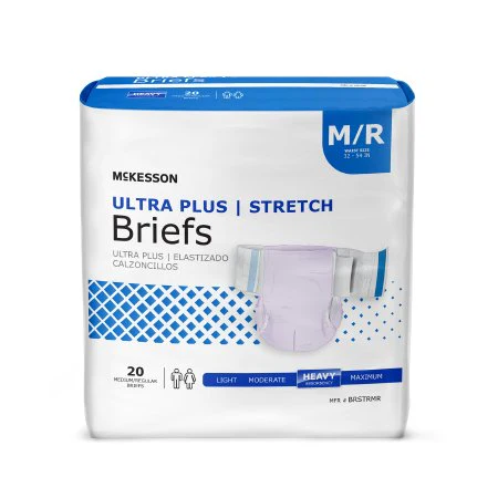Mckesson Adult Stretch Tab Closure Briefs - Heavy Absorbency - Image 3