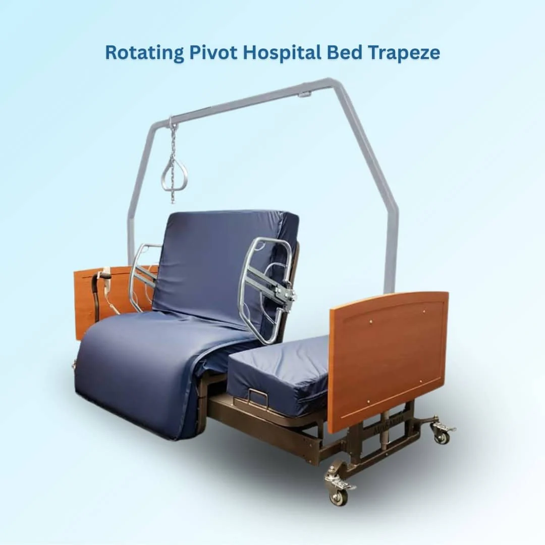 Med-Mizer ActiveCare Standard Adjustable Height Hospital Bed for Home - Image 8