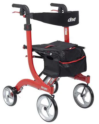 Drive Medical Nitro Rollator Tall — User Height 6' 0" and Taller