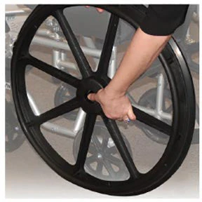 Poly-Fly Lightweight Wheelchair & Transport Chair Combo - Image 3