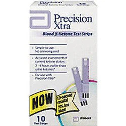 Precision Xtra Blood Ketone Test Strips (Box of 10) - Image 2