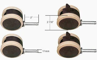 Replacement Casters for Drive Medical Delta Ultra Light Beds