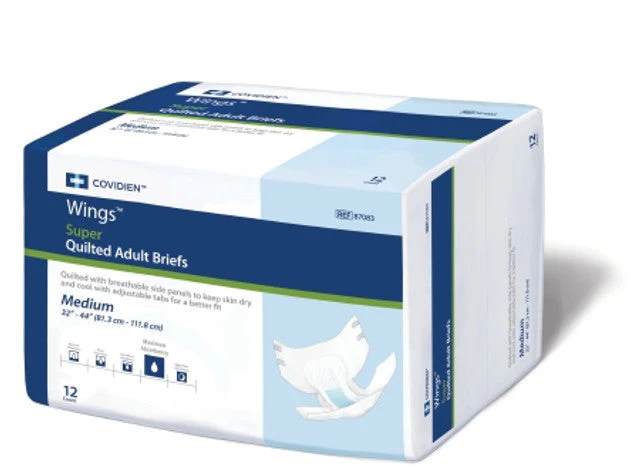 Sample of Wings Super Quilted Tab Closure Briefs w/ BreatheEasy Technology - Heavy Absorbency