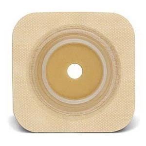 Sur-Fit Natura Durahesive Flat Skin Barrier, Cut-to-Fit, Tape Collar, 4" x 4"