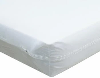 Zippered Vinyl Mattress Protector - 42" x 80" x 6"